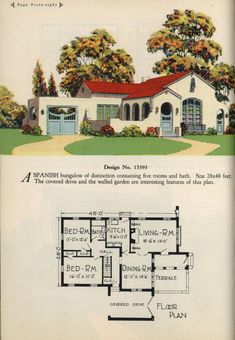 an old house is featured in the catalog