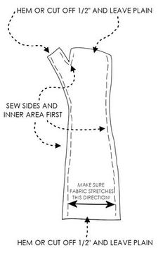 the instructions for how to sew a dress on a mannequin doll sewing pattern