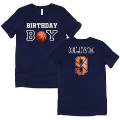 Basketball Birthday Shirt, Custom Birthday Shirt, Basketball Birthday Party Shirt, Personalized Birthday Boy Shirt, Sports Birthday Shirt TSHIRT INFO: ☁️ 100% cotton ✅ Loose fit 🧶 Sewn-in label 👌 Runs true to size DESIGN INFO: ▪️ Design is being implemented as DTF Technologies ▪️ There may at times be a slight difference between real and perceived colors of an item due to the nature of an item or resolution of a screen. CARE INSTRUCTIONS: ▪️ Wash inside out in cold water ▪️ Hang dry or dry on low heat, hang dry is preferred ▪️ NO dry cleaning ▪️ Iron inside out on low heat if needed SHIPPING INFO: 1-3 Business Days. Please Double check your address. We are not responsible for items going to the wrong address. If you entered the wrong address, please contact us right away. Addresses canno Sports Birthday Shirt, Basketball Birthday Party, Basketball Birthday Parties, Birthday Boy Shirt, Custom Birthday Shirts, Basketball Birthday, Sports Birthday, Info Design, Birthday Boy Shirts