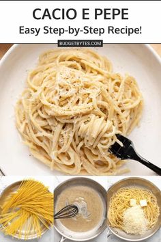 Simple Pastas Recipes, Recipes With Cavatelli Pasta, Caccio And Peppe, Caico De Pepp, Capellini Pasta Recipes, Cavatappi Pasta Recipes, Pepper Pasta, Pasta Dinner Recipes