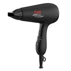 Brand New In Box - Chi Ceramic 1400 Travel Hair Dryer - Black Matte Chi 1400 Series Foldable Compact Hair Dryer Features A Powerful And Lightweight 1400w Dc Motor That Performs Like A Full-Size Dryer, Producing Professional Blowouts, Eliminating Frizz, And Drying Hair For A Shinier, Healthy Style On The Go. . 1400 Watts . Adjustable Heat Settings For Airflow Control Sleek And Lightweight Design With A Foldable Handle Perfect For Travel And Storage . Dual Voltage Air Concentrator Nozzle Included Chi Hair, Compact Hair Dryer, Chi Hair Products, Travel Hair Dryer, Travel Hair, Healthy Style, Dc Motor, Black Matte, Dry Hair