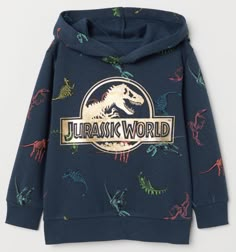 Blue Jurassic World, Armani Sweatshirt, Kids Jackets, Bean Bag Chair Kids, Boys Graphic Tee, Hooded Top, Sweatshirt Fabric, Hooded Shirt, Hooded Tops