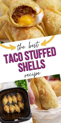 the best taco stuffed shells recipe is in this post - it - yourself photo