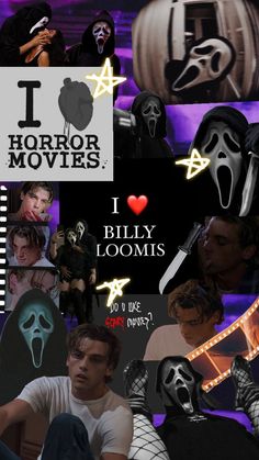 i love horror movies by billy loomiis on devisyed - fan art