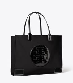 Ella Patent Tote Bag: Women's Designer Tote Bags | Tory Burch Tory Burch Ella Tote, Best Work Bag, Ella Tote, Tory Burch Ella, Tory Burch Tote, Tory Burch Bag Totes, Designer Tote Bags, Womens Designer Handbags, Designer Totes