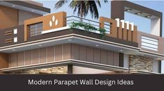 modern apartment wall design ideas with balcony and balconies on the second floor in india