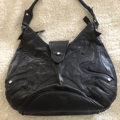 Brand New, Never Used, Luxe Botkier Handbag. Inside Zipper Still Covered! Bag Is A Very Dark Burgundy, Almost Black Color. Amazing Leather Details And Perfect Shoulder Bag Length. Designer Flap Shoulder Bag With Leather Lining, Designer Soft Leather Hobo Tote Bag, Elegant Black Hobo Bag With Leather Backing, Elegant Black Leather Hobo Bag, Designer Handheld Hobo Bag, Evening Satchel Shoulder Bag With Leather Backing, Luxury Leather Satchel Hobo Bag, Luxury Leather-backed Satchel Hobo Bag, Luxury Hobo Bag With Leather Backing For Shopping