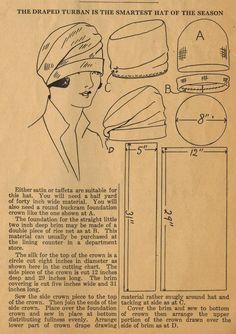 an old fashion sewing pattern from the 1950's, with instructions on how to use it