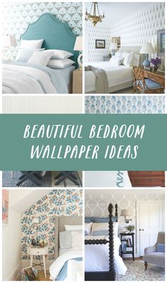 beautiful bedroom wallpaper ideas that are easy to do with the walls and floors in your home