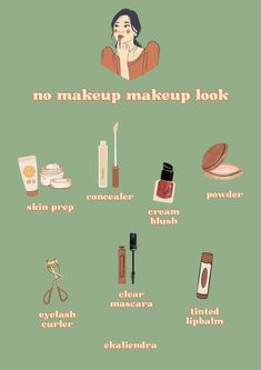 Face Makeup Guide, Makeup Routine Guide, No Makeup Makeup Look, Makeup Cantik, No Makeup Makeup, Resep Diet