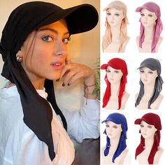 Find ideas๏ฟฝand inspiration for Women Hair Loss Scarf Cancer Chemo Cap Brim Muslim Turban Hat Hijab Head Wrap, Womens Accessories Fashion Muslim, Chemo Caps, Muslim Hijab, Chemo Hat, Turban Hat, Baseball Women, Casual Cap, Swimsuit Set, Scarf Hairstyles