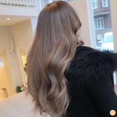 Cool Tone Light Brown Hair, Korean Hair Color, Ash Hair Color, Mushroom Hair, Gorgeous Hair Color, Long Hair Color, Ash Blonde Hair, Brown Hair Balayage, Light Hair Color