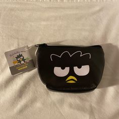 4.5”X3” Sanrio Badtz Maru Mini Pouch. ** Bundle With Other Items And Save On Shipping. *** All Orders Ship Next Business Day! (Note: Can’t Always Manage To Ship Out Next Business Takes Up To 1-3 Business Days) Black Portable Pouch For Gift, Casual Black Portable Pouch, Novelty Black Bag For Gift, Cute Black Zipper Pouch Bag, Cute Black Bag With Zipper Pouch, Black Pouch Coin Purse, Black Portable Pouch Coin Purse, Portable Black Pouch Coin Purse, Trendy Black Pouch Cosmetic Bag