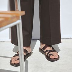 Handcrafted in Jerusalem, these leather slide sandals feature both a toe loop and cross straps, showcasing a blend of style and functionality. They are designed to last for years, ensuring long-lasting wear. The Sophia Toe Loop Sandals from Jerusalem Sandals are the perfect choice for casual, cute, and comfortable footwear. With intricate cross strapping, a braided leather accent, and a flat sole, these sandals effortlessly complement your favorite summer sun dresses or jeans. Sophia is crafted Brown Leather Footbed T-strap Slip-on Sandals, Summer Sun Dresses, Brown Lace-up Sandals With Leather Sole, Braided Leather Sandals, Brown Leather T-strap Sandals With Woven Sole, Casual Brown T-strap Sandals With Buckle Closure, Brown Adjustable T-strap Sandals With Leather Sole, Ankle Strap Sandals Flat, Toe Loop Sandals