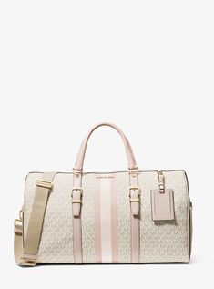 Weekend Bags For Women, Michael Kors Travel Bag, Luxury Travel Bag, Stylish Travel Bag, Luxury Luggage, Weekender Bags, Leather Glasses Case, Michael Kors Bedford, Side Snap