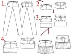 an image of women's pants and shorts with measurements for the bottom, side, and back