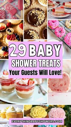 baby shower treats that are so cute and easy to make