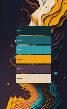 an abstract background with different colors and shapes