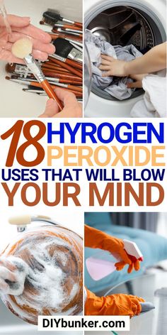 Peroxide Cleaner, Cleaning With Hydrogen Peroxide, Cleaning With Peroxide, Clean Hacks, Peroxide Uses, Hydrogen Peroxide Uses, Natural Cleaning Recipes, Clean Fast