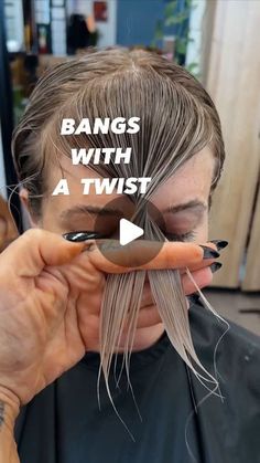 Layered With Bangs Haircut, Trim Bangs Diy, Trimming Your Own Bangs, The Rachel Haircut With Bangs, Cut Wispy Bangs Diy, Diy Side Bangs Haircut, Diy Shaggy Bangs, Trim Your Own Bangs, Beth Dutton Bangs Diy