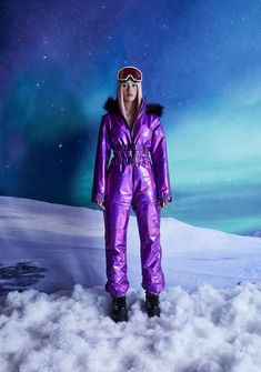 Snowsuit Women, Ski Jumpsuit, Free Skiing, Winter Jumpsuit, Carry On Bag Essentials, Shiny Clothes, Rave Festival, New Dolls, Rave Wear