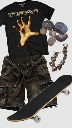 Metalhead Outfits, Metalhead Fashion, Summer Punk, Grunge Fits, Alt Outfits, Concept Clothing, Funky Outfits