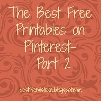 the best free printables on pinterest - part 2 for kids and adults