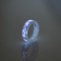 Glow In The Dark Rings, Expensive Wishlist, Glow In The Dark Ring, Inlay Rings, Ghost Ring, Ghost Outfit, Glow Ring, White Rings, Obito Rin