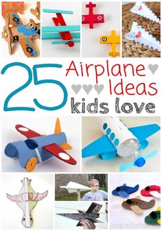 25 airplane crafts for kids to make