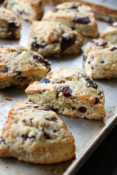 several scones on a baking sheet ready to be baked in the oven for consumption