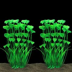 JIH Plastic Plants for Aquarium,Tall Artificial Plants for Fish Tank Decor 15.6 Inch (2 Pcs) Tall Aquarium, Plastic Fish Tank, Fish Tank Decor, Aquarium Accessories, Fishing Decor