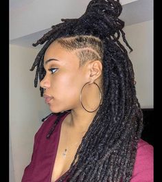 Braids With Shaved Sides, Natural Hair Movement, Tapered Hair, Beautiful Dreadlocks, Natural Afro Hairstyles