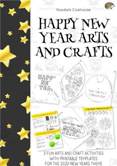 the happy new year arts and crafts flyer