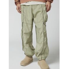 Nwt Accepting Offers Satin Parachute Pants By The Essential Bdg Label. Topped With Utility Pockets. Includes A Zip Fly And Button Closure. Urban Outfitters Exclusive. Features- Balloon Pants From Bdg- Utility Pockets- Zip Fly; Button Closure- Uo Exclusive Content + Care- 100% Polyester- Machine Wash- Imported Size + Fit- Model In Black Is 6’1" And Wearing Size Medium- Measurements Taken From Size Medium- Rise: 12"- Inseam: 27"- Leg Opening: 8" Bdggiving Classics An Original Twist, Bdg Is Uo's Ex Casual Spring Parachute Pants With Belt Loops, Spring Casual Parachute Pants With Belt Loops, Spring Streetwear Bottoms With Patch Pockets, Spring Bottoms With Patch Pockets For Streetwear, Casual Green Tapered Leg Cargo Jeans, Urban Spring Pants With Patch Pockets, Urban Spring Bottoms With Patch Pockets, Spring Urban Pants With Patch Pockets, Urban Tapered Leg Cargo Pants For Spring