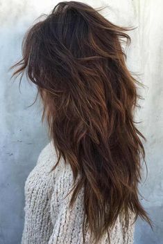 24 Stunning Ideas For Long Layered Haircut Hairstyles Crochet, Long Shag Haircut, Layered Haircuts With Bangs, Shag Haircut, Black Hairstyles