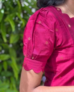 Sleves Design For Kurti, Back Design Blouse Fashion Styles, Sleeve Design For Kurtis, Blouse Sleeves Design, Casual Blouse Designs, Dress Designs For Stitching, Blue Blouse Designs, Skin Care Home Remedies, Lace Blouse Design