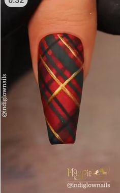 Tokyo Nails, Plaid Nail Art, Fall Vest, Plaid Nails, Nails Desing, Nail Inspiration, Nails Inspo, Swag Nails, Christmas Nails