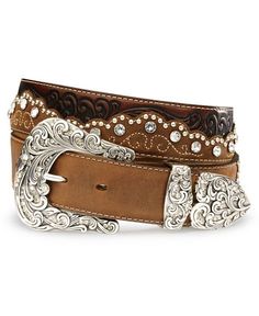 cowgirl belt Country Belts, Womens Belt Buckles, Cowgirl Belts, Bling Belts, Cowgirl Bling, Looks Country, Estilo Country, Crystal Belt, Tony Lama