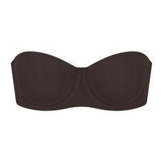 Skims Fits Everybody Strapless Bra | Espresso. Nwt. Never Worn, Just Tried On. Doesn’t Fit Unfortunately. Neutral Fits, Silicone Tape, Airport Fashion, Plunge Bra, Be True To Yourself, Strapless Bra, Second Skin, Bra Sizes, Neon Pink