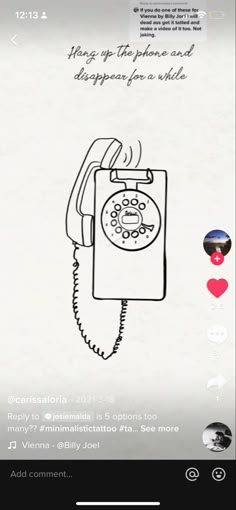 an old fashioned phone is shown with the caption's in spanish and english