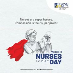 an advertisement for nurses is shown in this advertment, with the image of a nurse