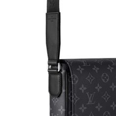 LOUIS VUITTON® - District Pm - Eclipse Masculine Monogram, Louis Vuitton Mens Bag, Louis Vuitton Mens Wallet, Mens Designer Bag, Sac Louis Vuitton, Louis Vuitton Sac, Pm Monogram, Mens Wallet, Louis Vuitton Official