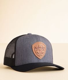 Ariat Land Of The Free Trucker Hat - Black/Grey , Men's Grey Embossed patch snapback hat One size fits most. 74% Polyester 20% Cotton 5% Rayon 1% PU Spandex. Apparel & Accessories > Clothing Accessories > Hats Men’s Hats, Ariat Hats, Mens Cowboy Hats, Mens Trucker Hat, Mens Cowboy, Christian Men, Hat For Men, Land Of The Free, Men's Hats