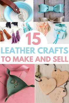 15 leather crafts to make and sell