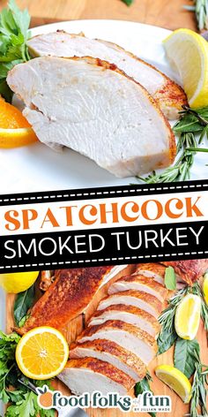 If you’re looking for the best way to cook a turkey for Christmas or Thanksgiving—or any time of year—this spatchcock turkey recipe is for you. It’s easy, results in a flavorful turkey every time, and doesn’t require as much patience as some alternative methods! Smoked Turkey Breast Recipe, Traeger Grill Recipes, Smoked Turkey Recipes, Smoked Turkey Breast, Turkey Breast Recipe, Traeger Recipes, Pellet Grill Recipes, Smoked Meat Recipes, Wild Turkey