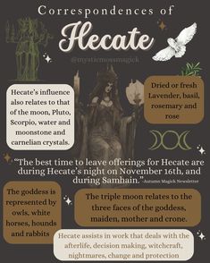 Day Of Hecate, The Night Of Hecate, Night Of Hekate, Great Mother Goddess, Hecate Grimoire, Soul Of A Witch, Night Of Hecate, Hekate Night, Hecate Deity Work