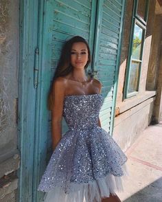 Mini Dress Homecoming, School Event Dress, Sequin Homecoming Dress, Beaded Tulle, Dress Homecoming, Short Prom Dress, فستان سهرة, Short Prom, Tulle Prom Dress