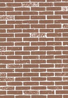 an old brick wall with white paint on the top and brown bricks in the bottom