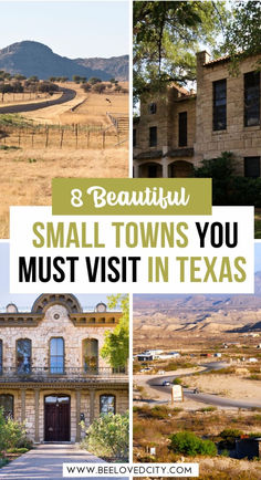 small towns you must visit in texas