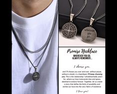 Introducing our Personalized Engraved Compass Promise Necklace - the perfect Anniversary, Christmas, Valentines or Birthday Gift for your beloved Boyfriend, Husband, or Fiance. This handcrafted treasure is more than just a piece of jewelry; it's a heartfelt symbol of love, direction, and commitment. Each piece is meticulously crafted with exquisite details that will leave your loved one in awe. ❤️ Card Message Included: Promise Necklace Wherever you go, always remember... I choose you. and I'll choose you over and over, without pause, without a doubt, in a heartbeat. I'll keep choosing you. This is the relationship I wholeheartedly yearn for, where our love transcends time and space, destined to endure forever. Together, let us create a story that defies the limits of possibility and etche Necklace For Boyfriend, Boyfriend Necklace, Engraved Compass, Valentines Gift For Boyfriend, Promise Necklace, Forever Together, I Choose You, Valentines Gifts For Boyfriend, Personalized Pendant